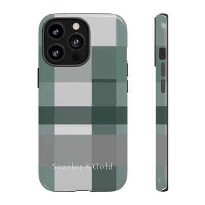 The Green & Grey Plaid | Phone Case