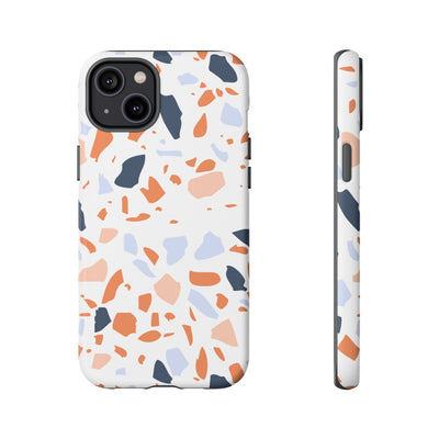 The Orange & Blue Terrazzo | Phone Case