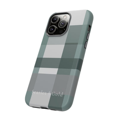 The Green & Grey Plaid | Phone Case