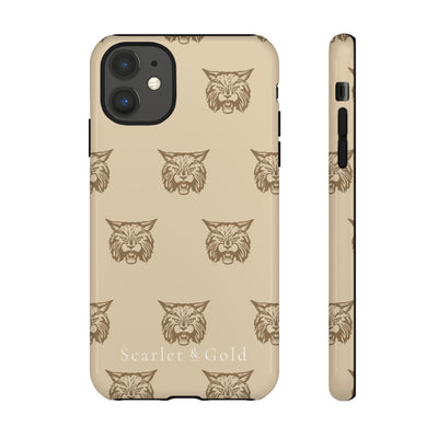 The Gold Bobcats Head Repeat | Phone Case