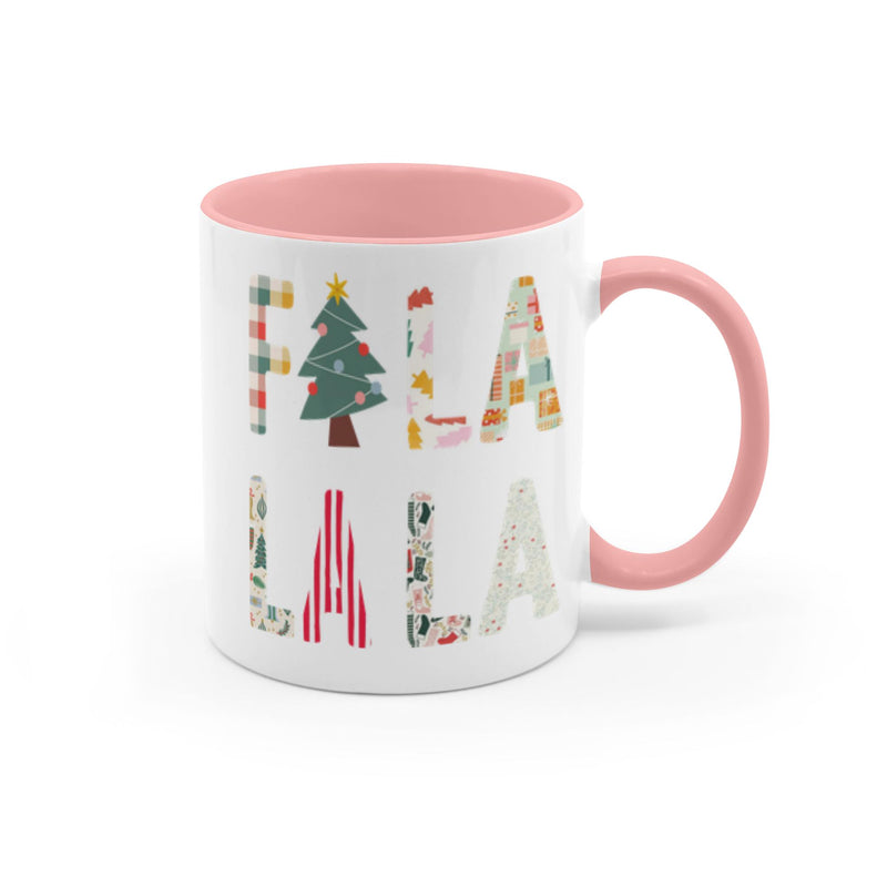 The Fa La La Pattern | Accent Mug