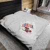 The Auburn Arch Front Tuck Aubie | Velveteen Plush Blanket