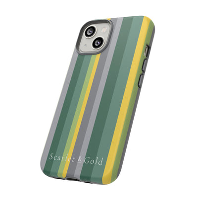 The Green & Yellow Stripes | Phone Case