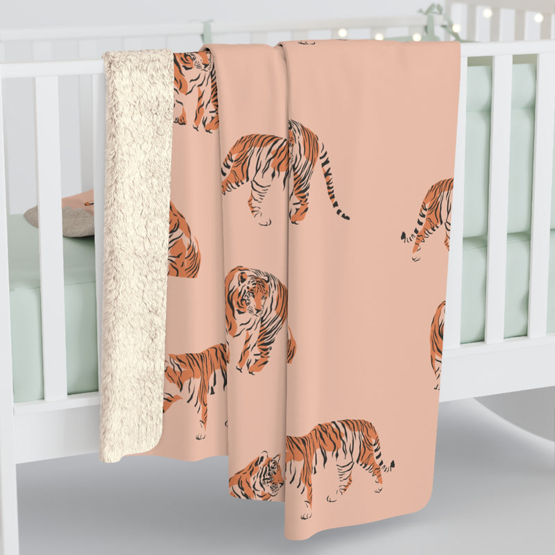 The Tiger Pattern | Sherpa Fleece Blanket