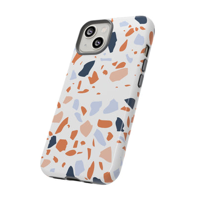 The Orange & Blue Terrazzo | Phone Case