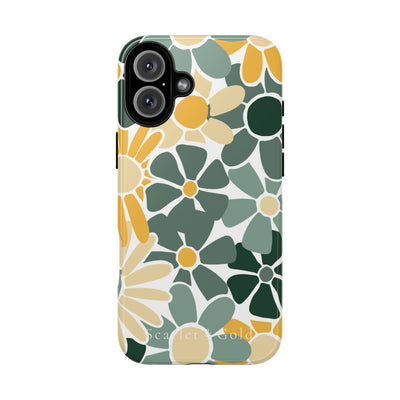 The Green & Gold Floral | Phone Case