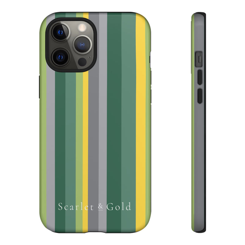 The Green & Yellow Stripes | Phone Case