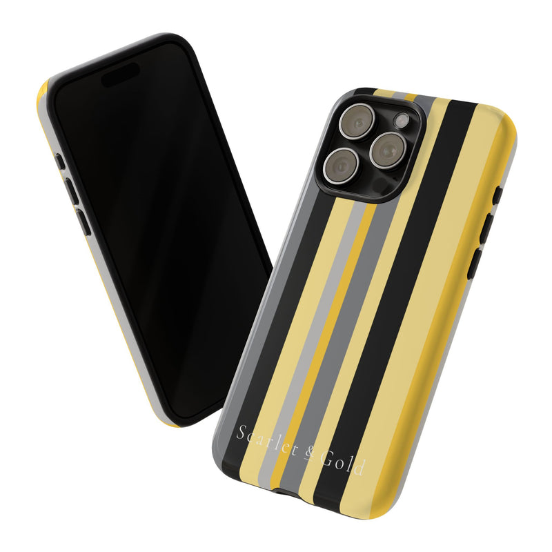 The Yellow & Black Stripes | Phone Case