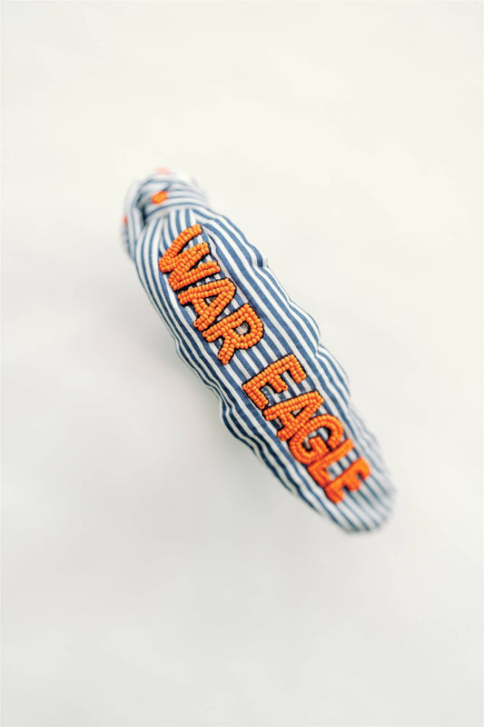 The Auburn University Striped Headband