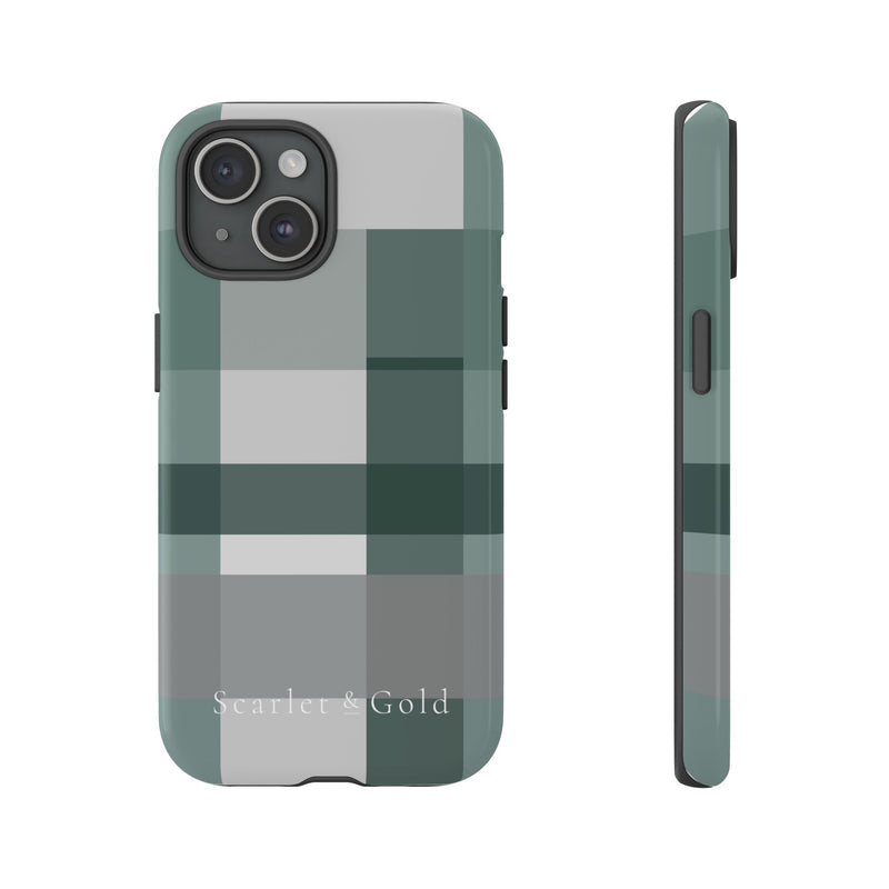 The Green & Grey Plaid | Phone Case