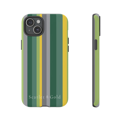 The Green & Yellow Stripes | Phone Case