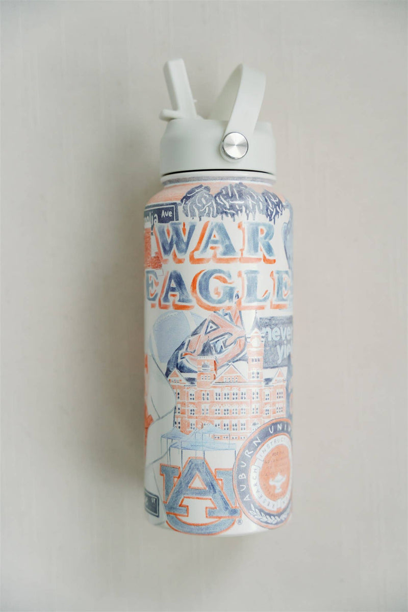 The Auburn University 32 oz Insulated Water Bottle