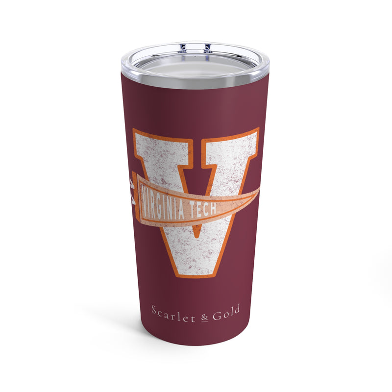 The Virginia Tech Pennant | Tumbler 20oz