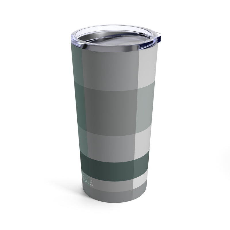 The Green & Grey Plaid | Tumbler 20oz