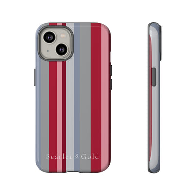 The Crimson & White Stripes | Phone Case