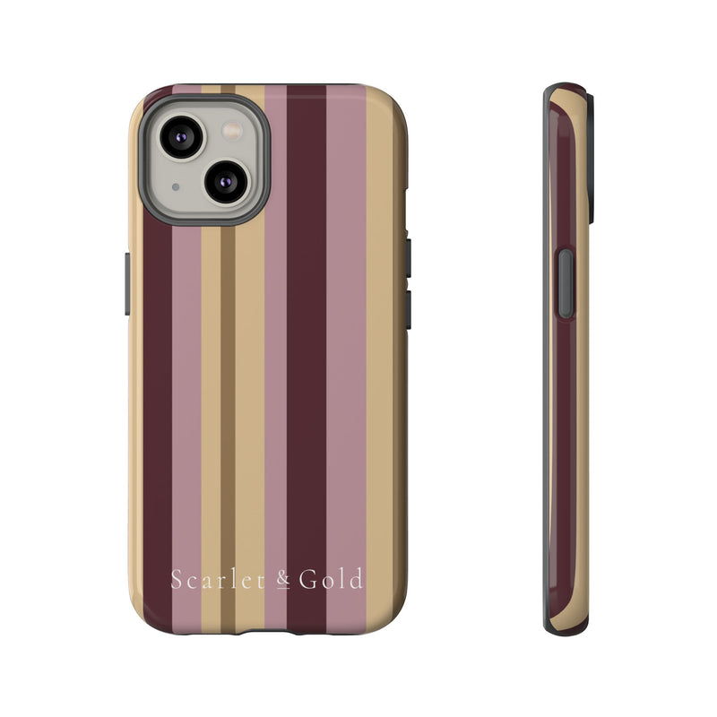 The Maroon & Gold Stripes | Phone Case