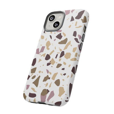 The Maroon & Gold Terrazzo | Phone Case