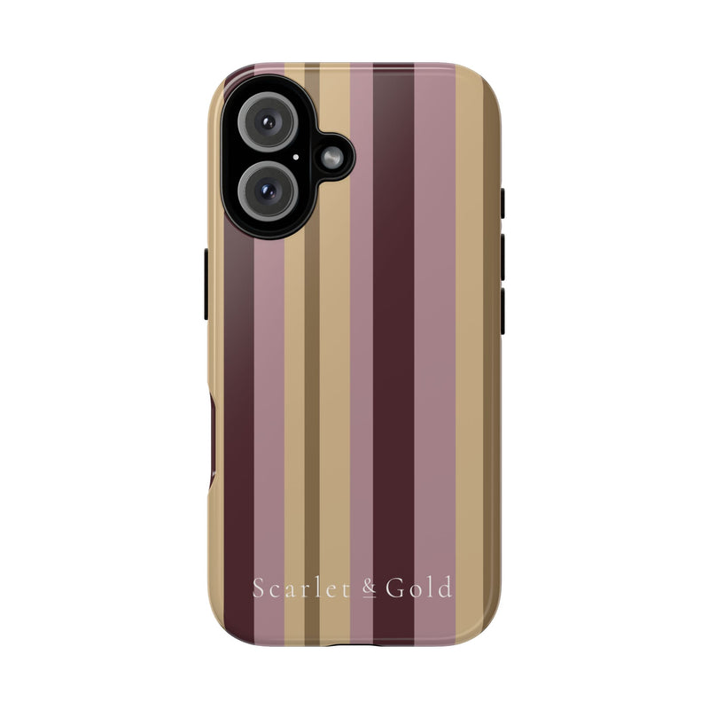 The Maroon & Gold Stripes | Phone Case