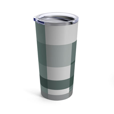 The Green & Grey Plaid | Tumbler 20oz