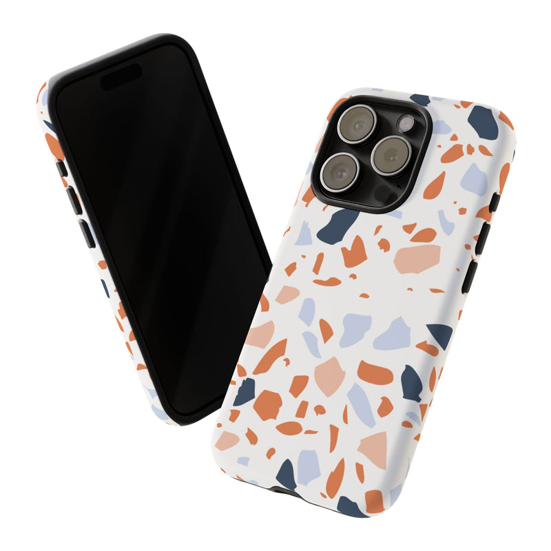 The Orange & Blue Terrazzo | Phone Case