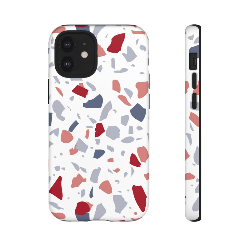 The Red & Blue Terrazzo | Phone Case