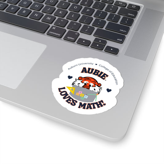 The Aubie Loves Math | Sticker