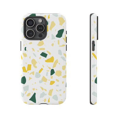 The Green & Yellow Terrazzo | Phone Case