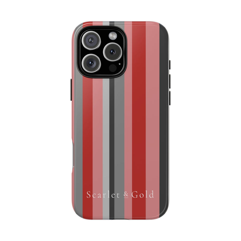 The Red & Black Stripes | Phone Case