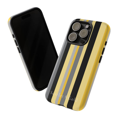 The Yellow & Black Stripes | Phone Case