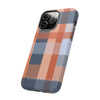 The Orange & Blue Plaid | Phone Case