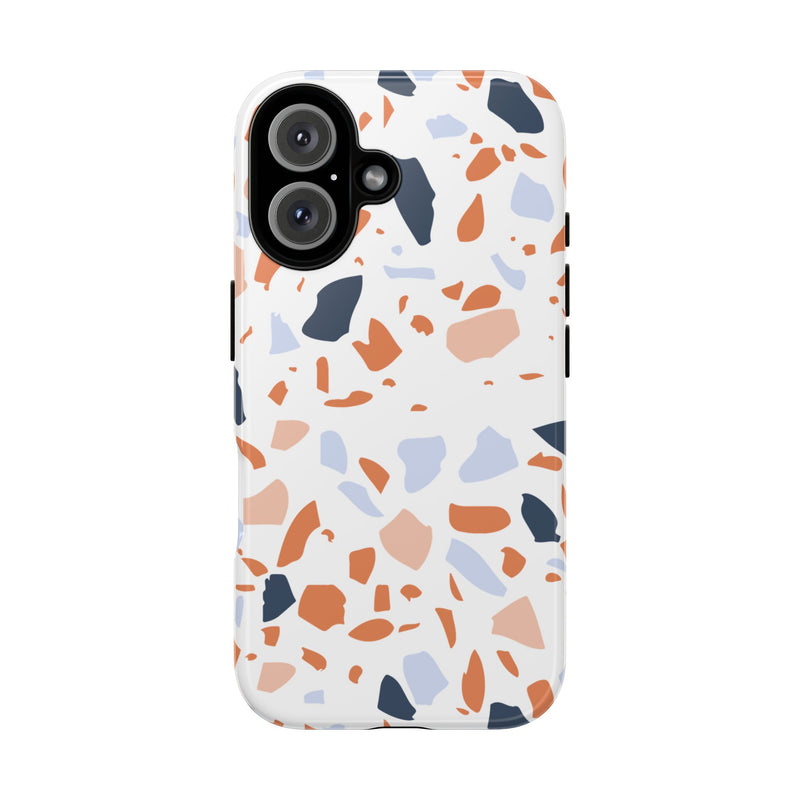 The Orange & Blue Terrazzo | Phone Case