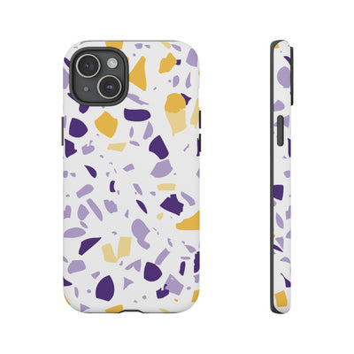 The Yellow & Purple Terrazzo | Phone Case