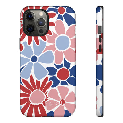 The Red & Royal Floral | Phone Case