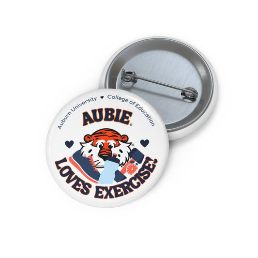 The Aubie Loves Exercise | Button