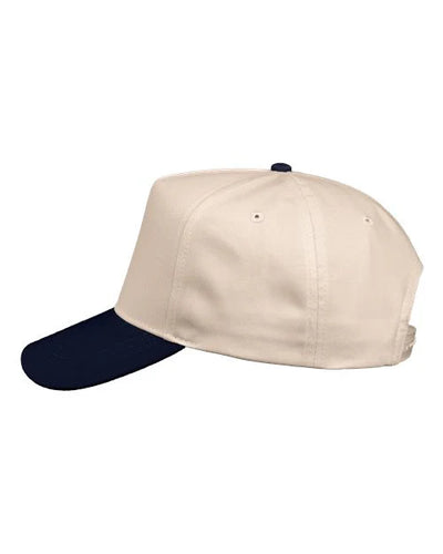 The Aubie Loves You | Embroidered Natural/ Navy Cap