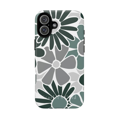 The Green & Grey Floral | Phone Case