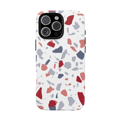 The Red & Blue Terrazzo | Phone Case