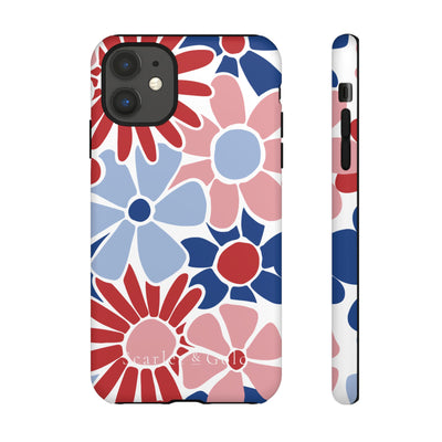 The Red & Royal Floral | Phone Case