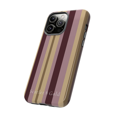 The Maroon & Gold Stripes | Phone Case