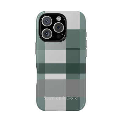 The Green & Grey Plaid | Phone Case