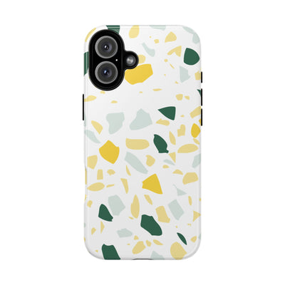 The Green & Gold Terrazzo | Phone Case