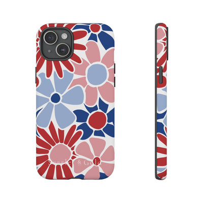 The Red & Royal Floral | Phone Case