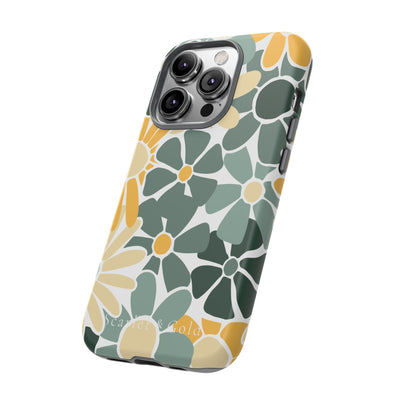 The Green & Gold Floral | Phone Case