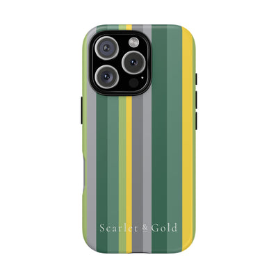 The Green & Yellow Stripes | Phone Case