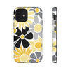 The Yellow & Black Floral | Phone Case