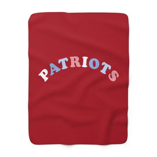 The Patriots Rainbow Arch | Sherpa Fleece Blanket