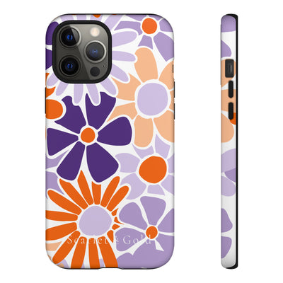 The Orange & Purple Floral | Phone Case