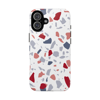 The Red & Blue Terrazzo | Phone Case