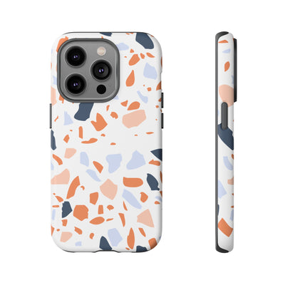 The Orange & Blue Terrazzo | Phone Case