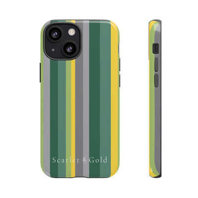 The Green & Yellow Stripes | Phone Case